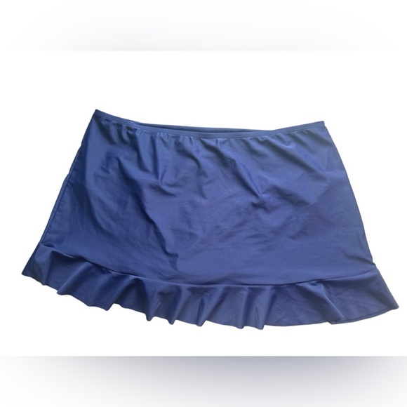 Swim skort skirt/skort navy with ruffle pool, swimming, summer - Picture 3 of 12